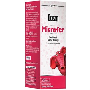 Orzax Ocean Microfer Lipozomal Şurup 250 ML