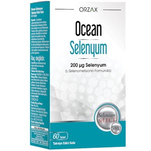Orzax Ocean Selenyum 200 Mcg 60 Tablet Selenyum Takviyesi