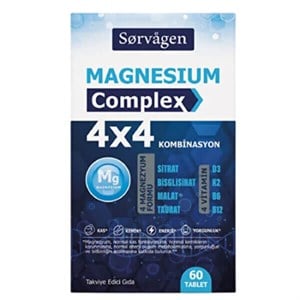 Sorvagen 4x4 Magnezyum Complex 60 Tablet