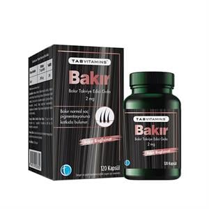 TabVitamins Bakır İçeren Takviye Edici Gıda 120 Kapsül