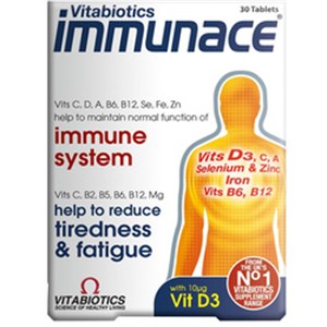 Vitabiotics Immunace 30 Tablet D3 Vitamini Takviyesi