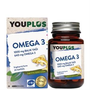 YouPus Omega 3 1000 mg 30 Kapsül