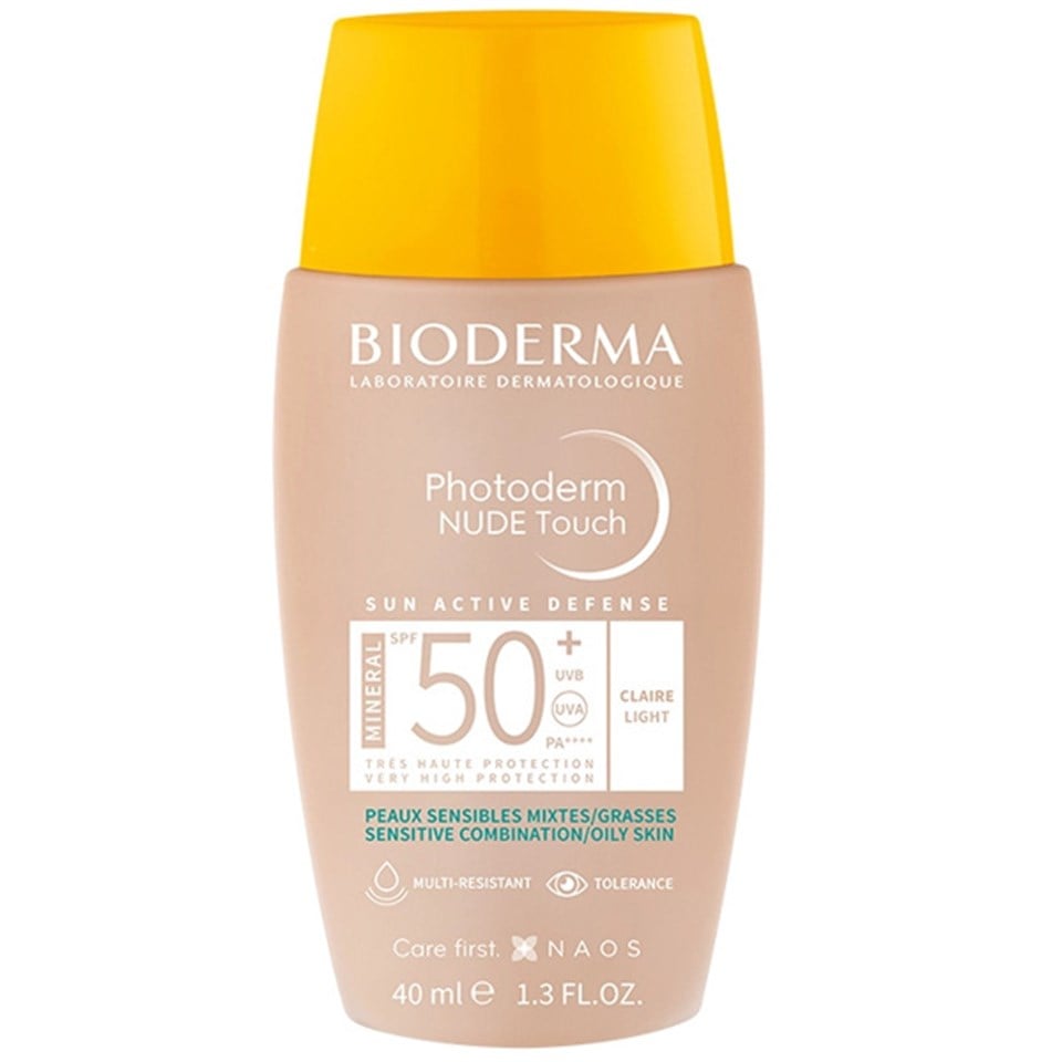 Bioderma Photoderm Nude Touch Light SPF 50 40 ML Renkli Güneş Kremi