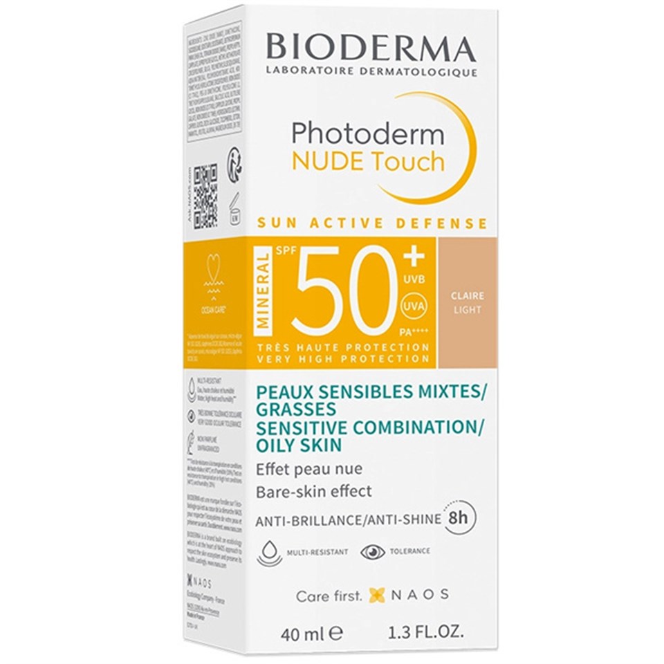 Bioderma Photoderm Nude Touch Light SPF 50 40 ML Renkli Güneş Kremi