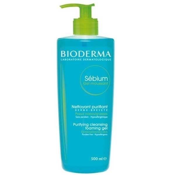Bioderma Sebium Foaming Jel 500 ML Yağlı Ciltler İçin Yüz Temizleme Jeli