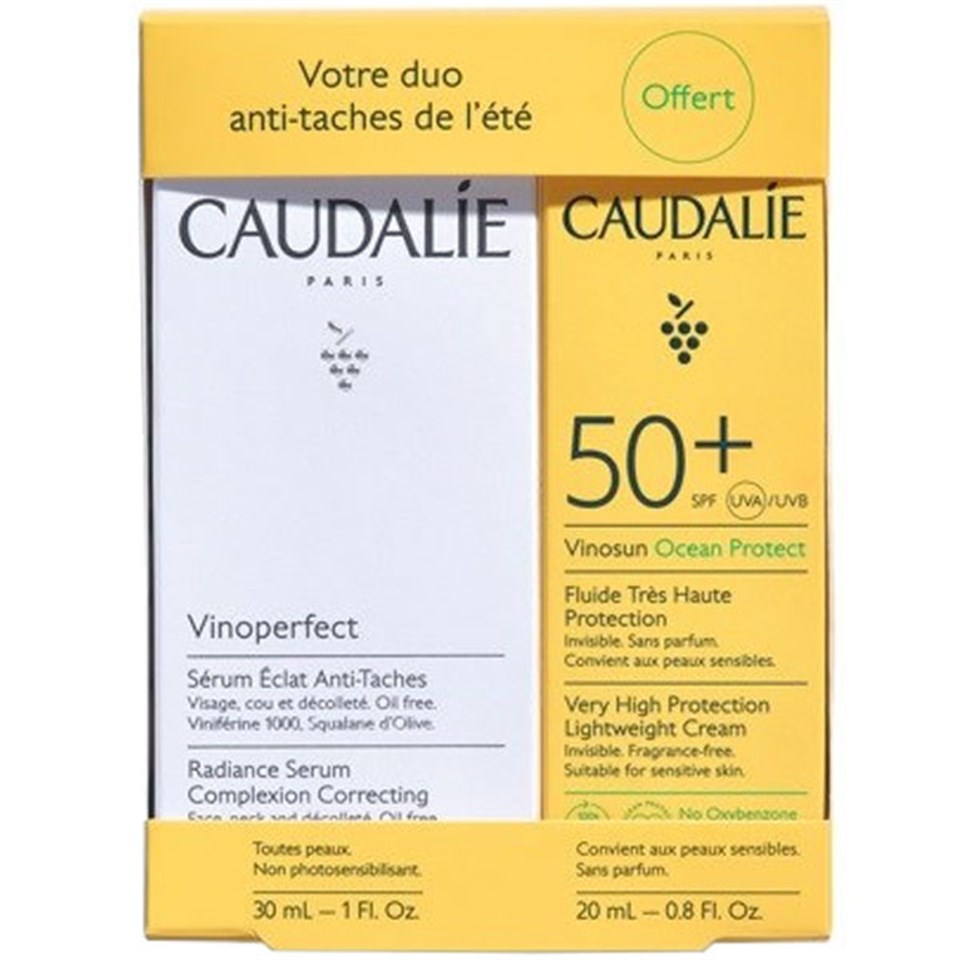 Caudalie Vinoperfect Serum Suncare Set Leke Kiti