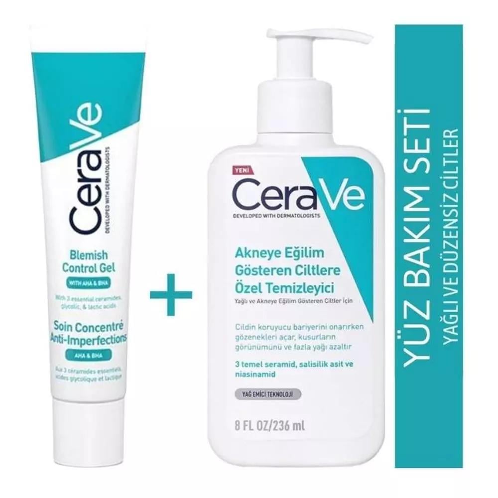 Cerave Akneye Eğilim Gösteren Ciltler İçin Yüz Bakım Seti