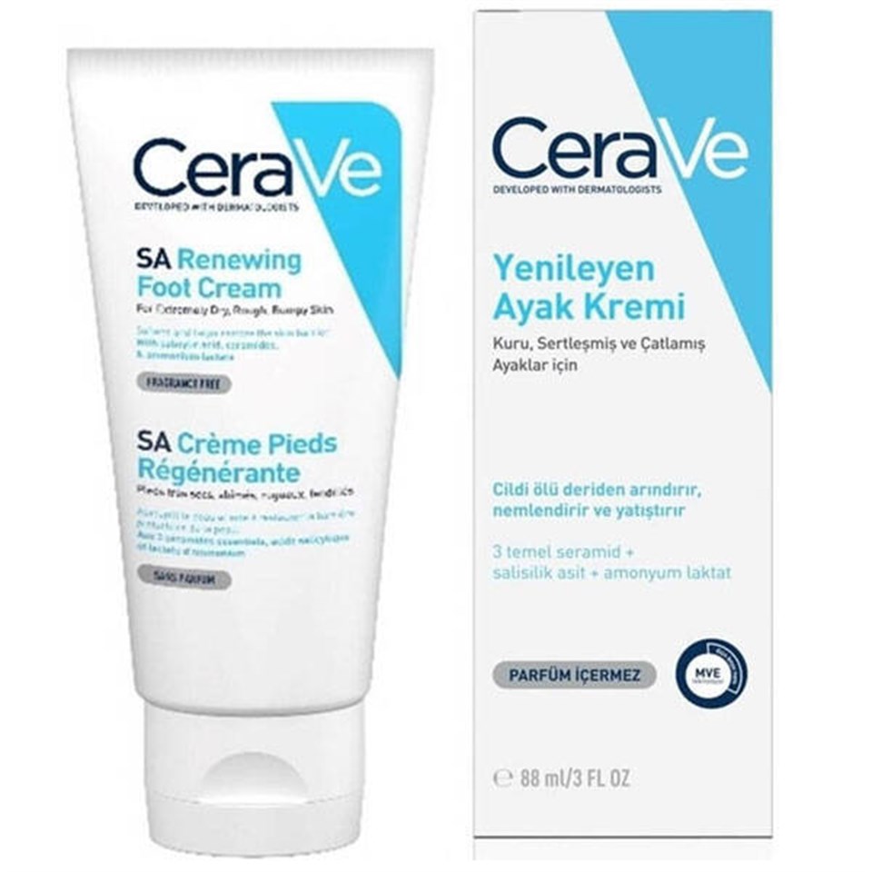 Cerave SA Regenerierende Fubcreme Kuru Sertleşmiş & Çatlamış Ayaklar İçin 88 ml