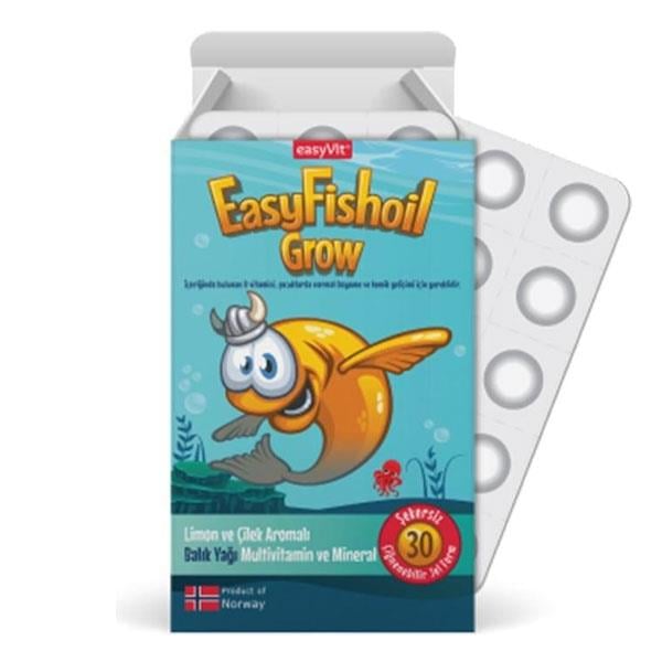 Easy Fish Oil GROW 30 Çiğnenebilir Jel