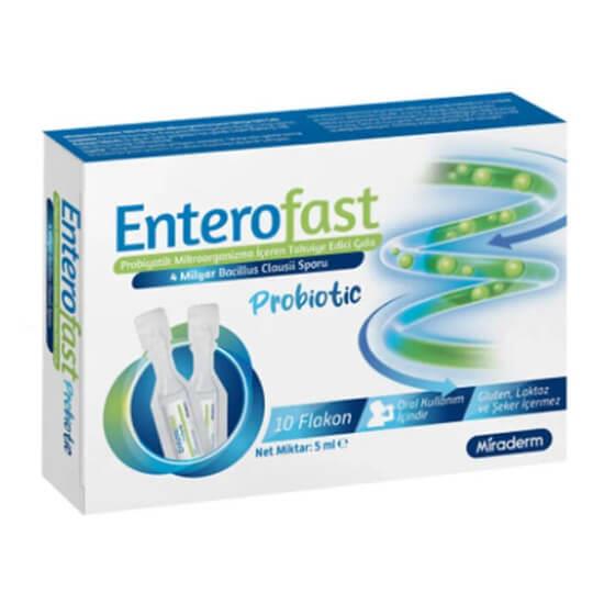 Enterofast Yetişkin Probiotic 10 Flakon