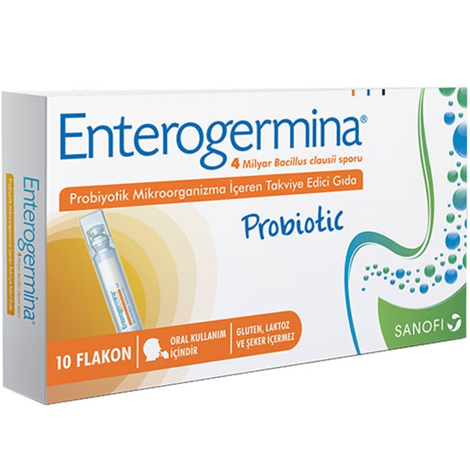 Enterogermina Yetişkin 5 ml × 10 Flakon