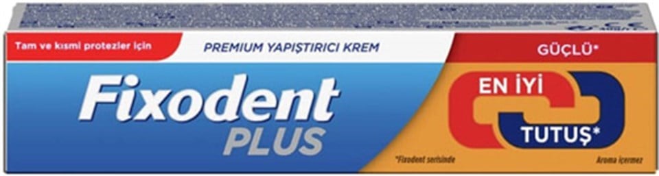 Fixodent Diş Protez Yapıştırıcı Krem Güçlü Tutuş 40 gr