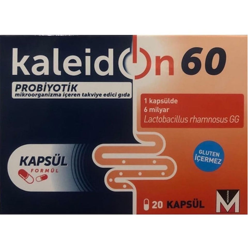 Kaleidon 60 mg 20 Kapsül