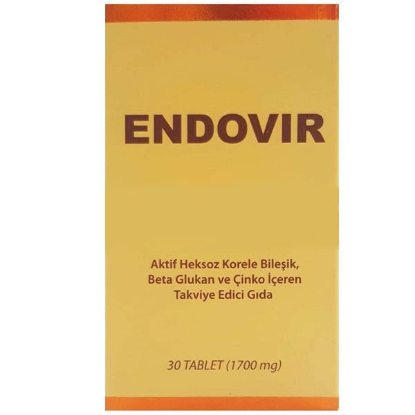 KRC Derma Endovir AHCC 1700 mg 30 Tablet