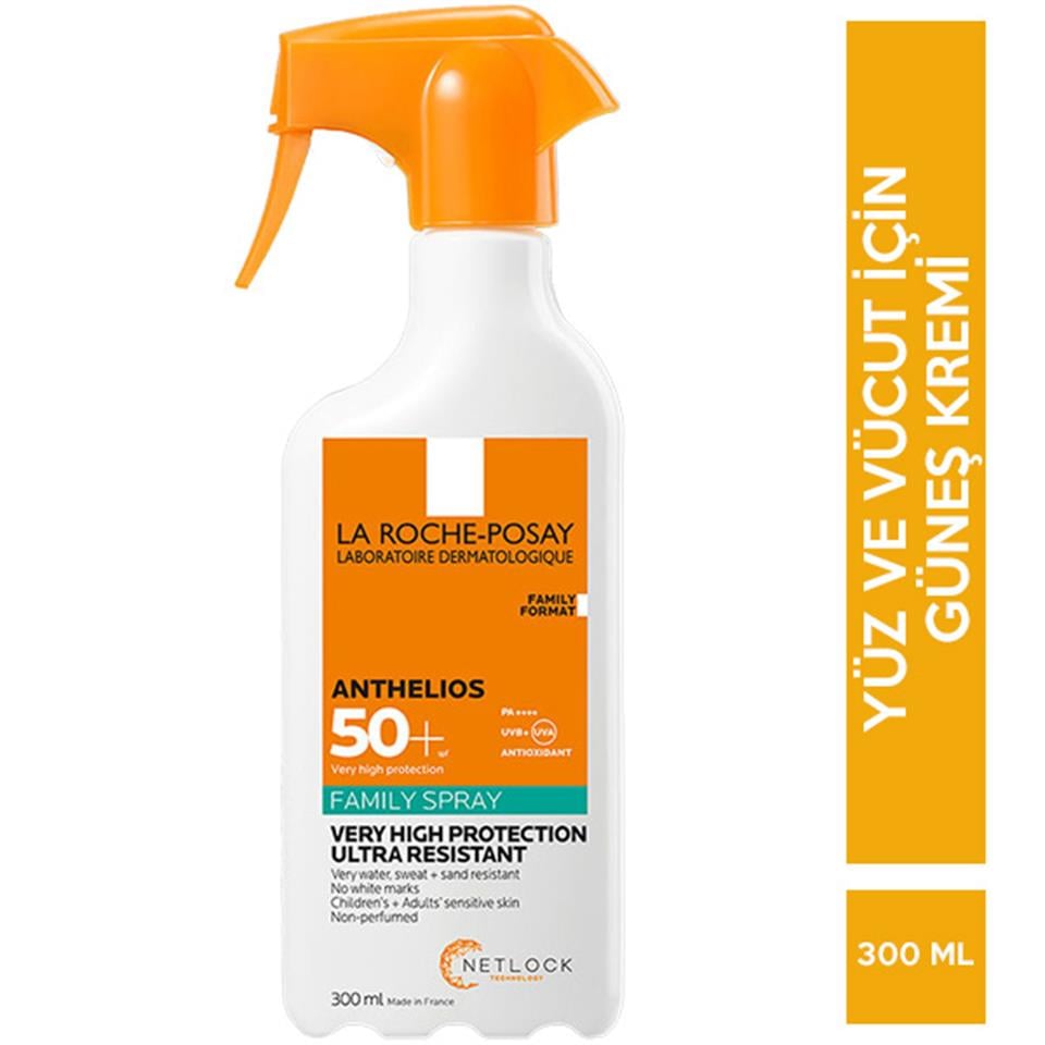 La Roche Posay Anthelios Family Spray SPF50+ Vücut Güneş Kremi 300 ML