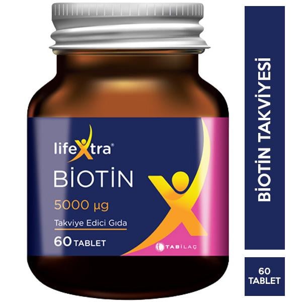 Lifextra Biotin 5000 mg 60 Tablet