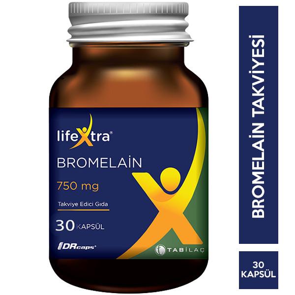 Lifextra Bromelain 750mg 30 Kapsül
