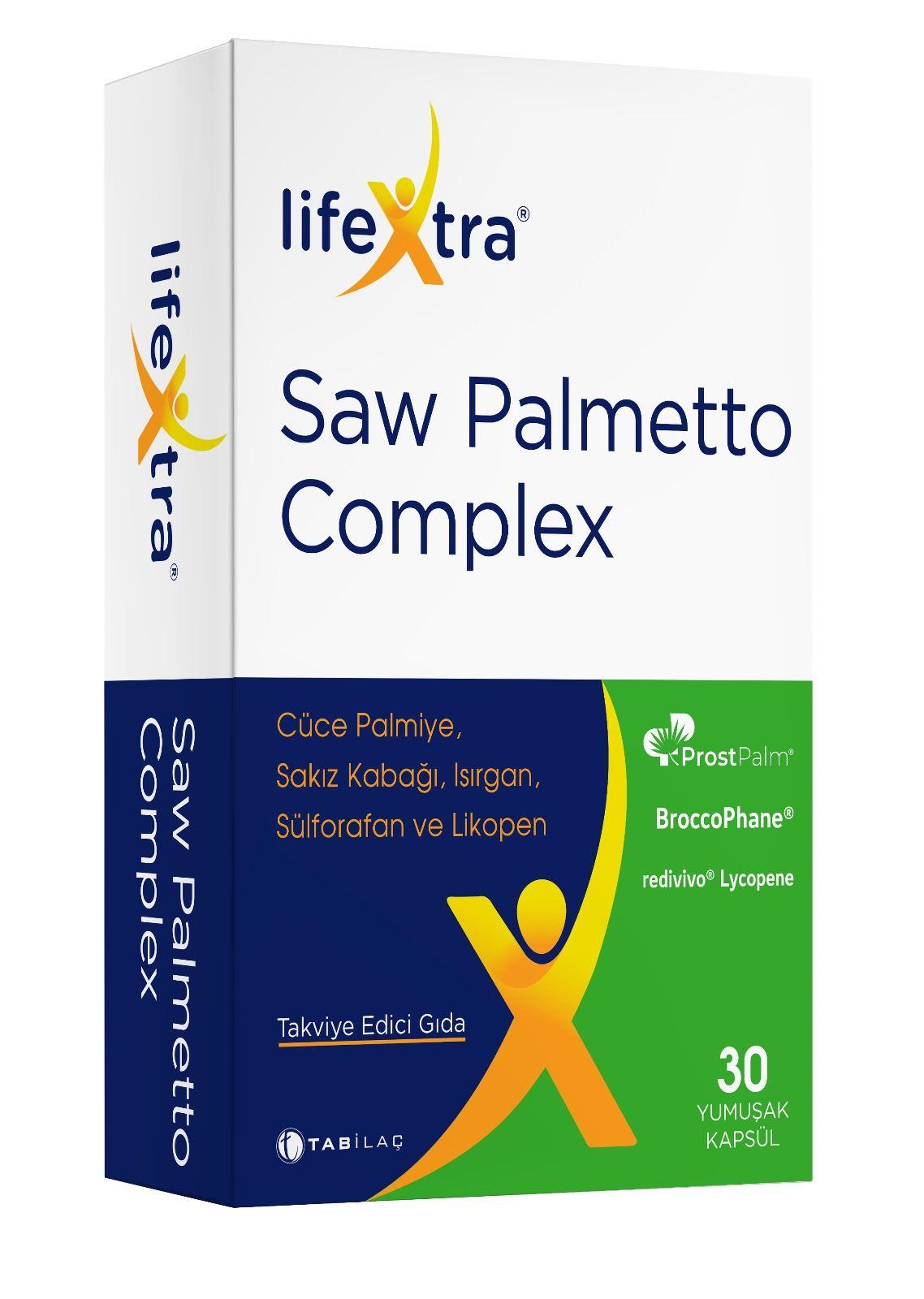 LifeXtra Saw Palmetto Complex 30 Kapsül