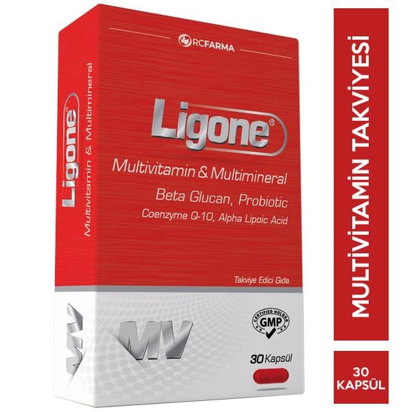Ligone Beta Glucan Probiotic Multivitamin 30 Kapsül