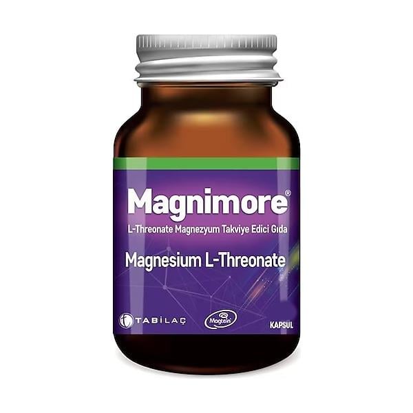 Magnimore Magnesium L Threonate 60 Kapsül Magnezyum Takviyesi