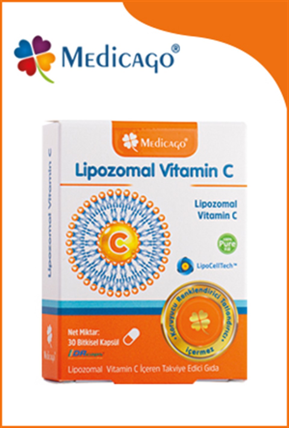 Medicago Lipozomal Vitamin C 30 Kapsül