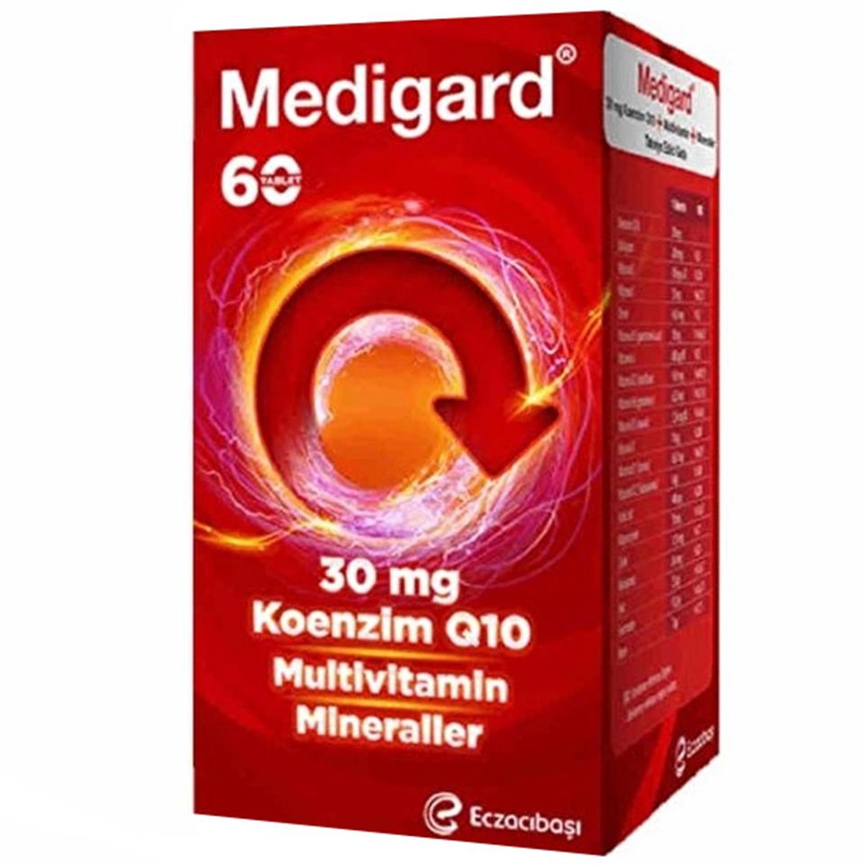 Medigard Koenzim Q10 Vitamin ve Mineral Kompleks 60 Tablet