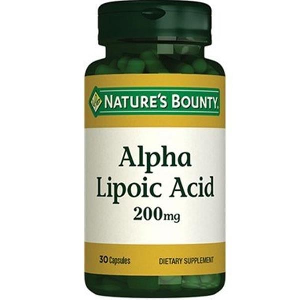 Nature's Bounty Alpha Lipoic Acid 200 mg 30 Kapsül