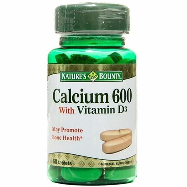 Nature's Bounty Calcium 600 With Vitamin D3 60 Tablet