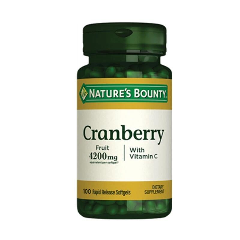 Nature's Bounty Cranberry Plus Vitamin C 100 Softjel 