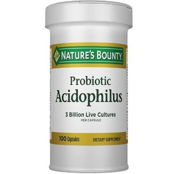 Nature's Bounty Probiotic Acidophilus With Pectin 100 Kapsül