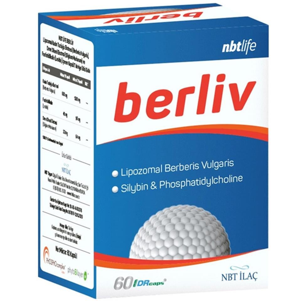 NBT Life Berliv Lipozomal Berberin 60 Kapsül
