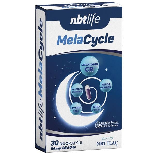 NBT Life Melacycle Melatonin 3 mg 30 Duo Kapsül