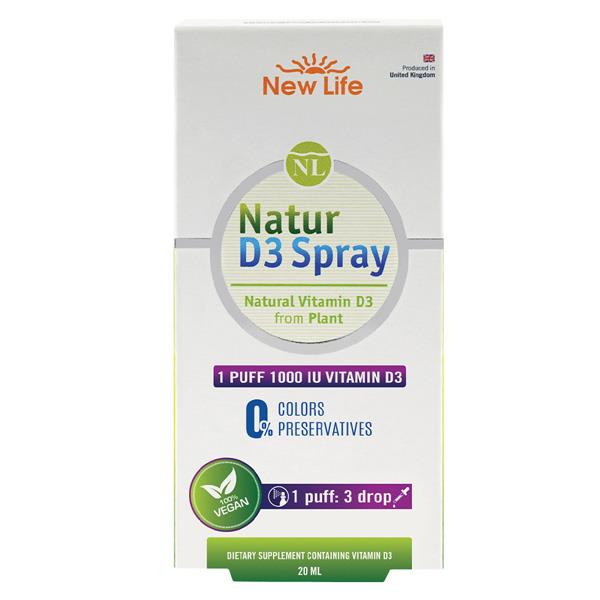 New Life Natur D3 Spray 1000 IU 20 ml