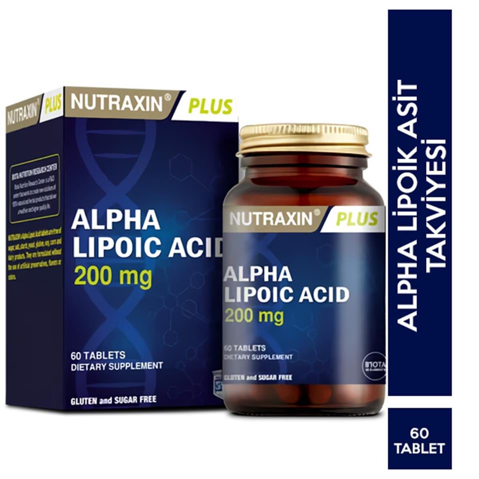 Nutraxin Alpha Lipoic Acid 200 mg 60 Tablet