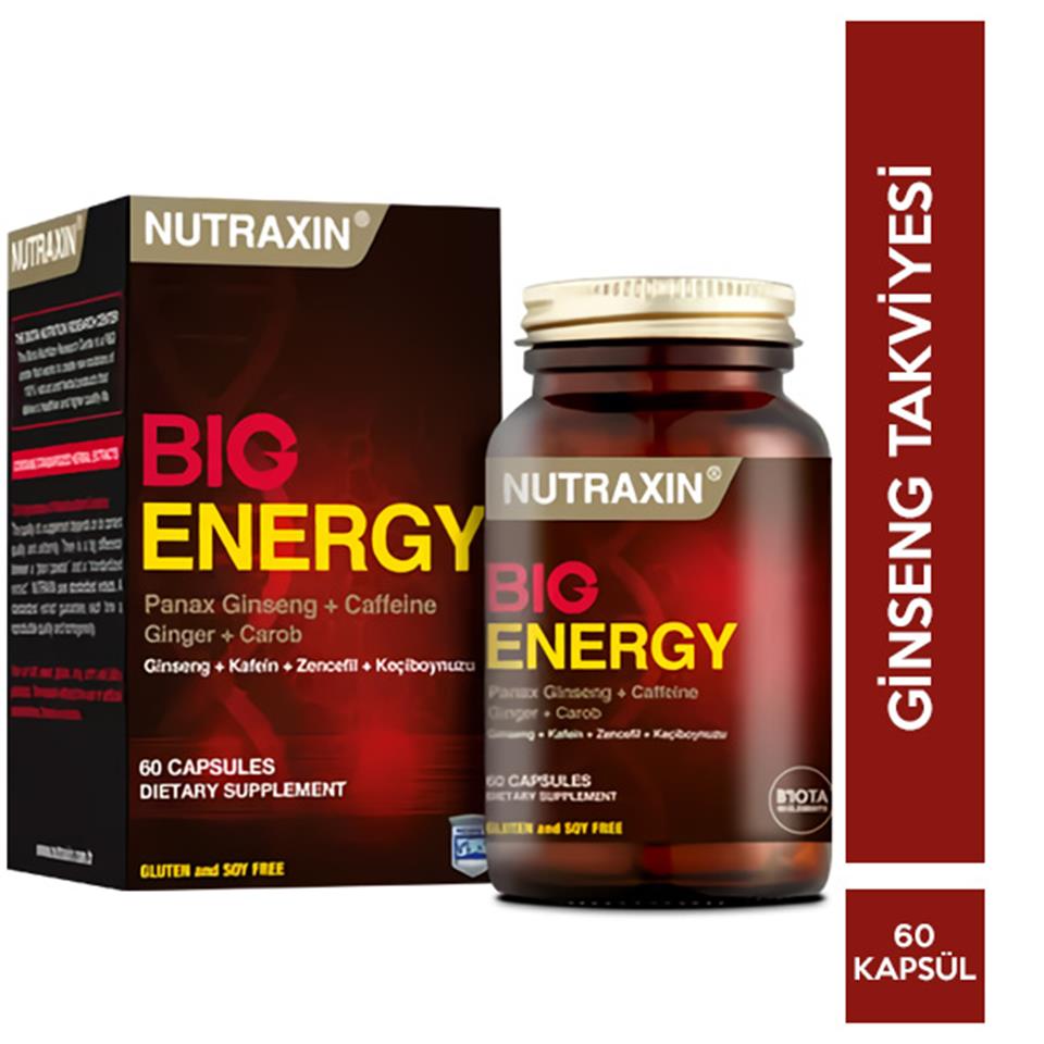 Nutraxin Big Energy 60 Kapsül
