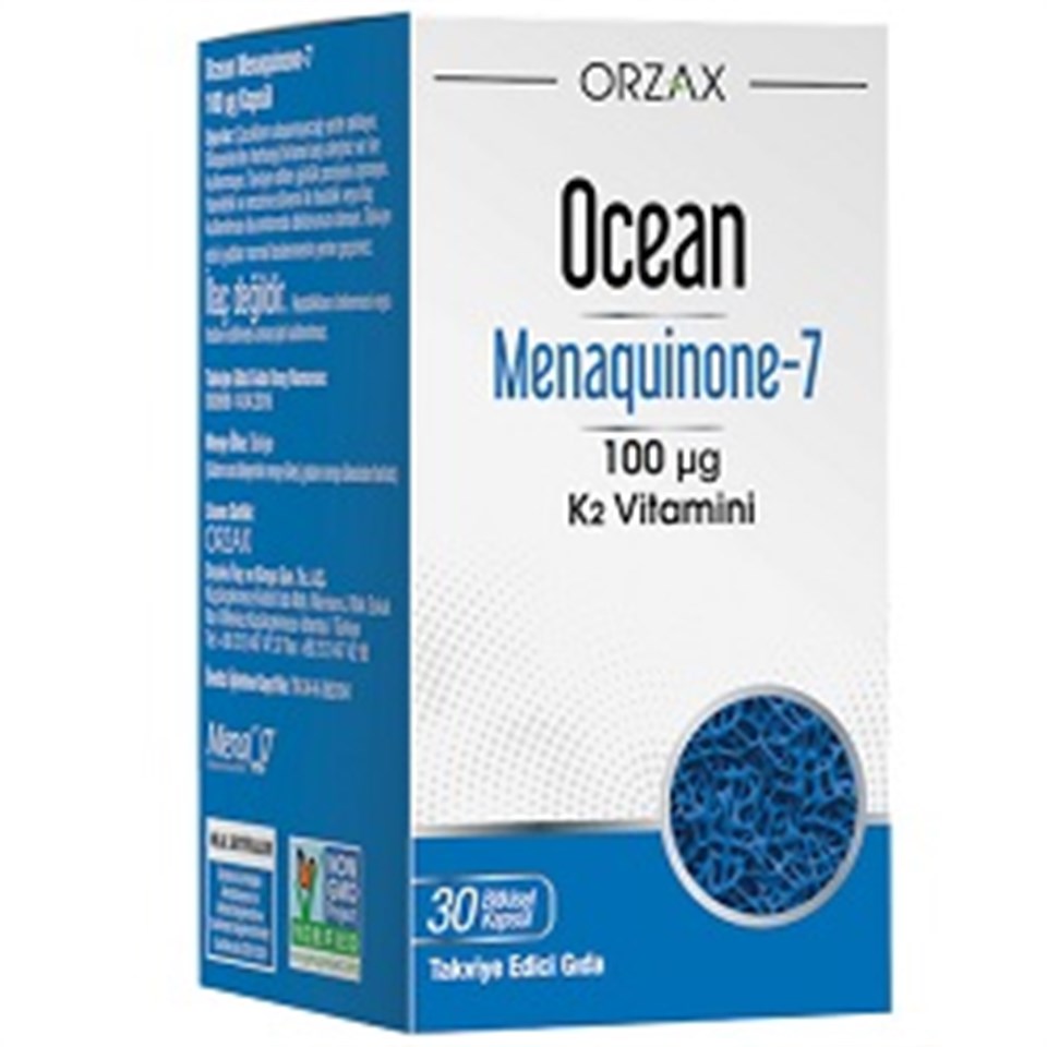 Ocean MK-7 100 Mcg K2 Vitamini 30 Kapsül