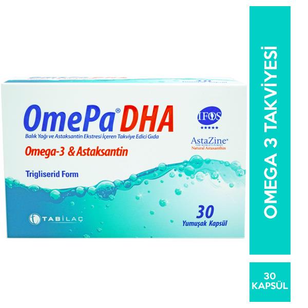Omepa DHA 30 Yumuşak Kapsül