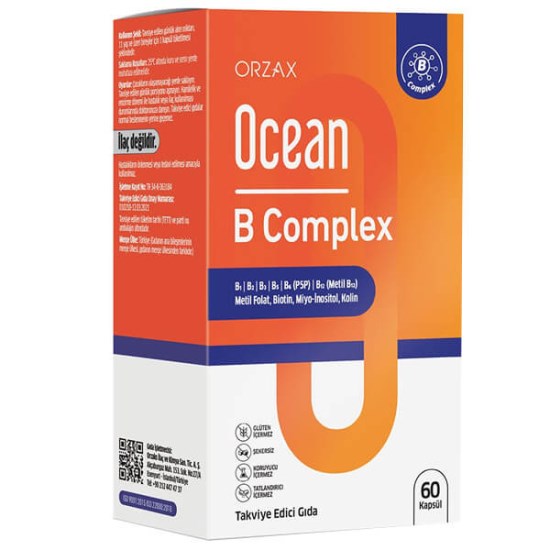 Orzax Ocean B Complex 60 Kapsül