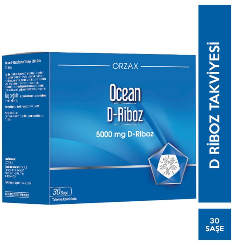 Orzax Ocean D Riboz 5000 mg Saşe 30 lu