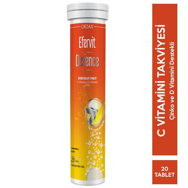 Orzax Ocean Efervit Defence 20 Efervesan Tablet