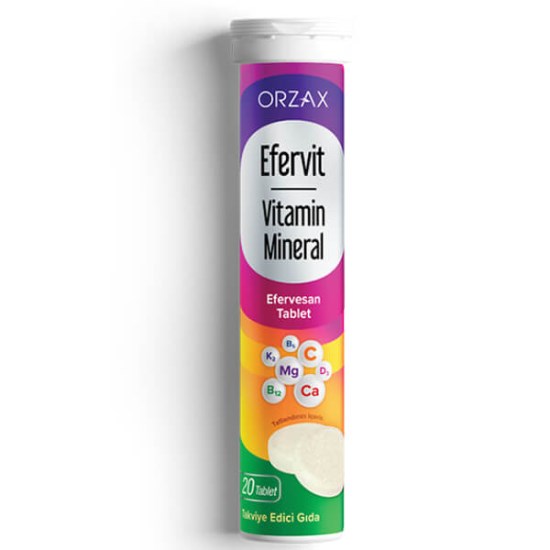 Orzax Ocean Efervit Multivitamin ve Mineral 20 Tablet