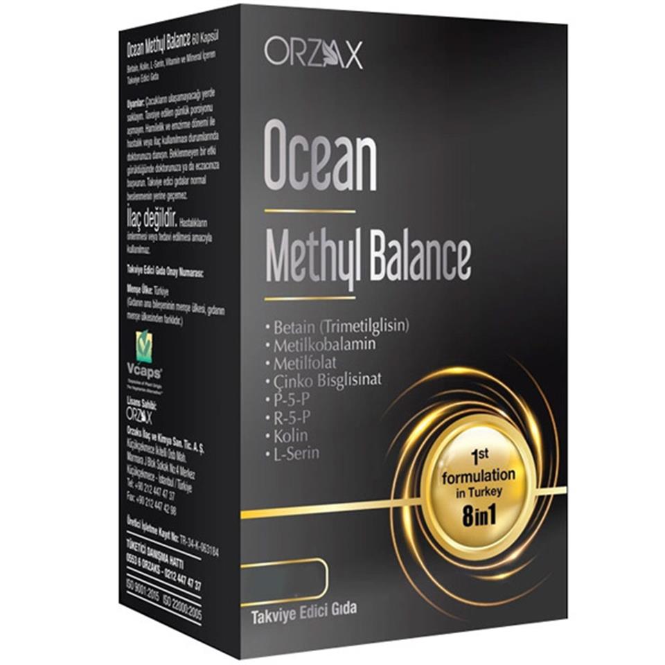Orzax Ocean Methyl Balance 30 Kapsül