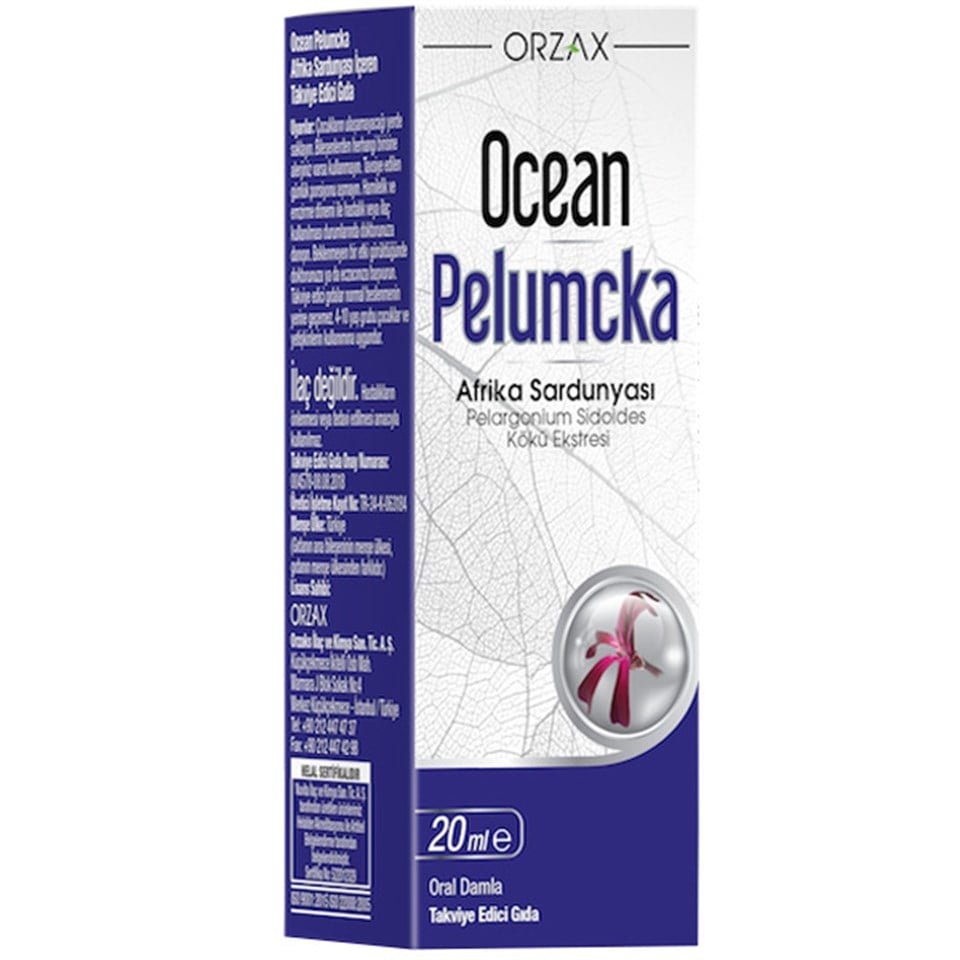 Orzax Ocean Pelumcka Oral Damla 20 ml Gıda Takviyesi