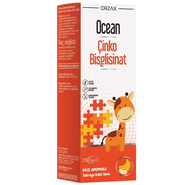 Orzax Ocean Picozinc 150 ML Şurup