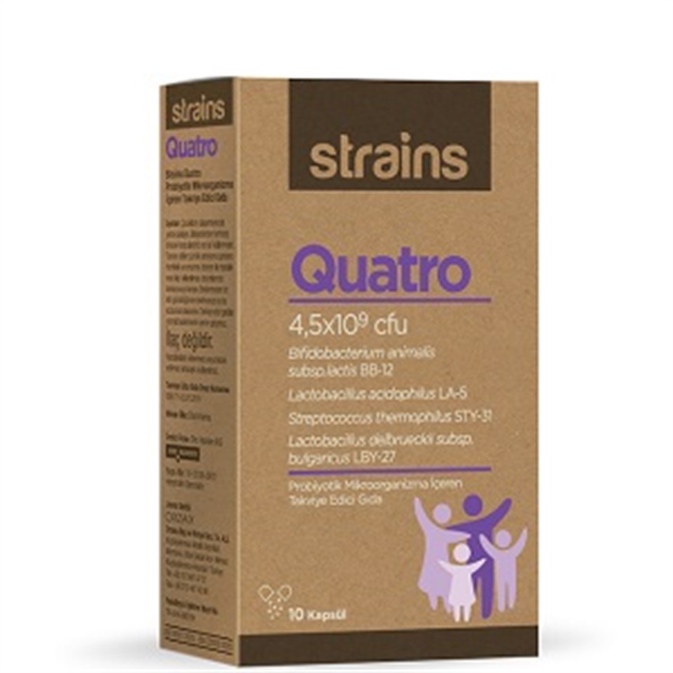 Orzax Ocean Strains Quatro Probiotik 10 Kapsül