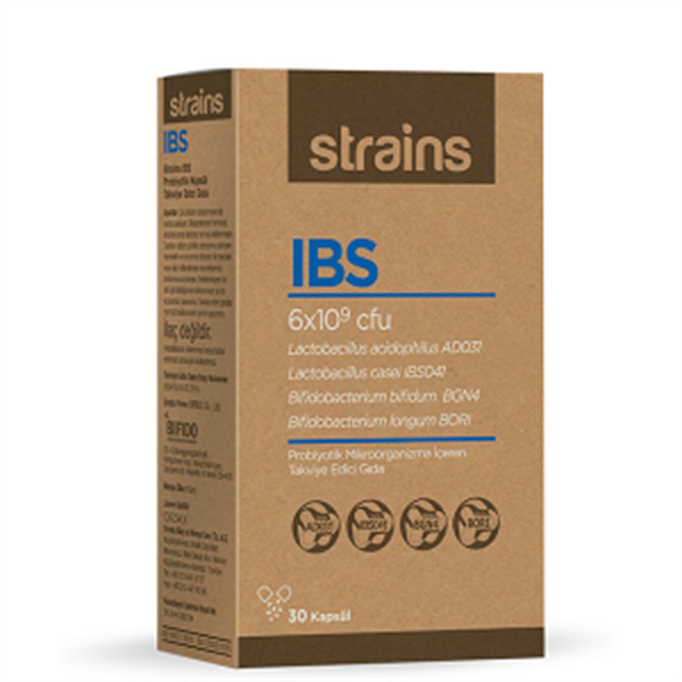 Orzax Strains IBS Probiyotik 30 Kapsül