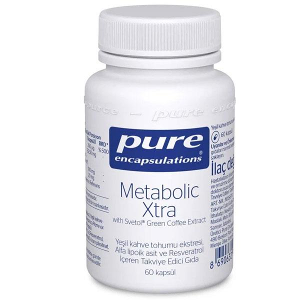 Pure Encapsulations Metabolic Xtra 60 Kapsül