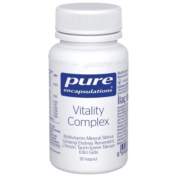 Pure Encapsulations Vitality Complex 30 Kapsül