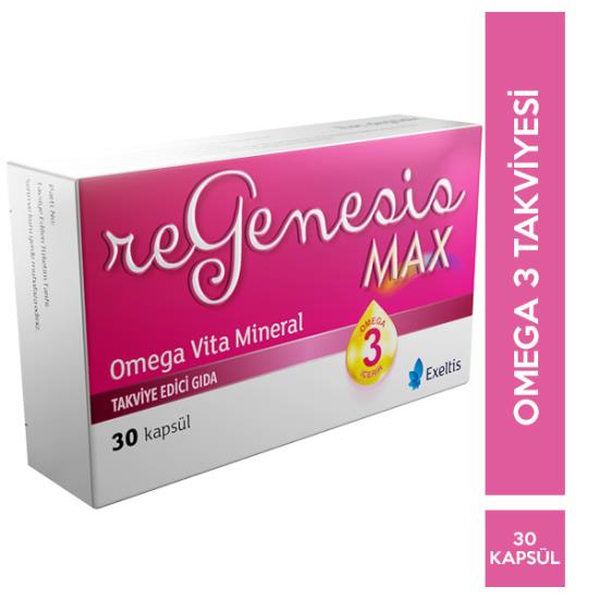 Regenesis Max 30 Kapsül Balık Yağı Takviyesi