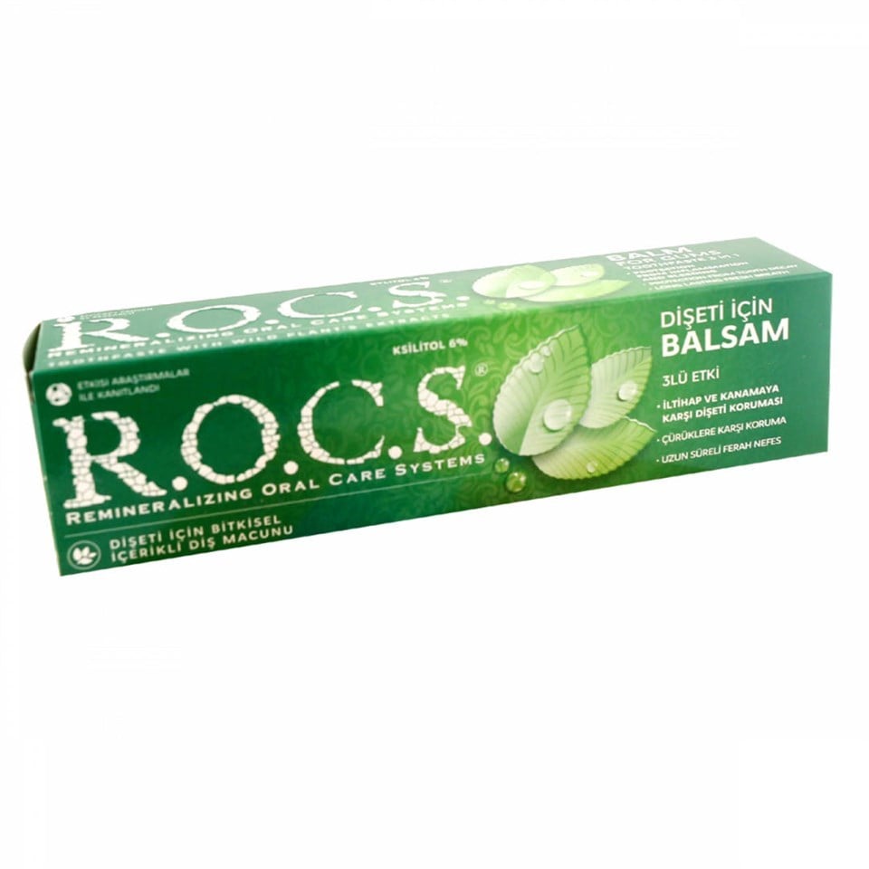 Rocs Dişeti için Balsam 3'lü Etki Ksilitol %6 75 ml